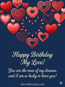 beautyfull Happy Birthday Wishes message for Love by charmblessings.com