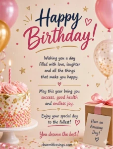 best happy birthday wish quote image by charmbelssings