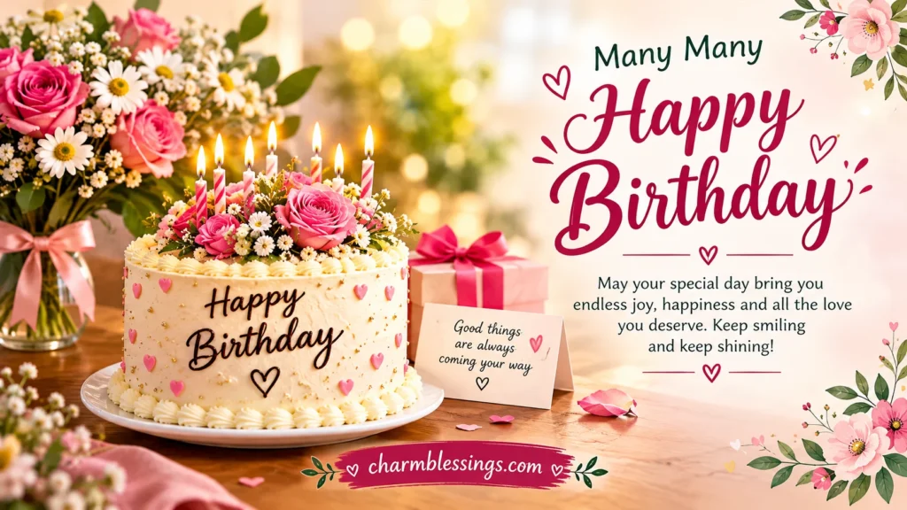 happy birthday wishes image by charmblessings