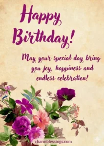 happy birthday wishes by charmbelssings image