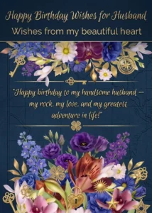 happy birthday wishes for husband Birthday message image by charmblessings.com