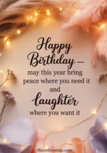 happy birthday wishes in english Birthday message image by charmblessings.com