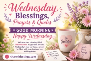 wednesday blessings and prayers images Charmblessings