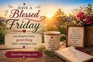 Best Good Morning Friday Blessing & Prayers image, Good Morning Friday Quotes & Messages image Thank God It is Friday TGIF Blessings at charmblesings.com