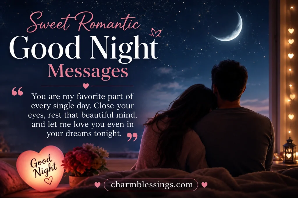 Sweet Romantic Good Night Messages image by charmblessings