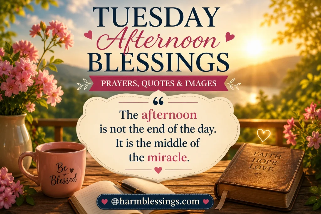 Tuesday Afternoon Blessings – Prayers, Quotes & Images by charmblessings.com