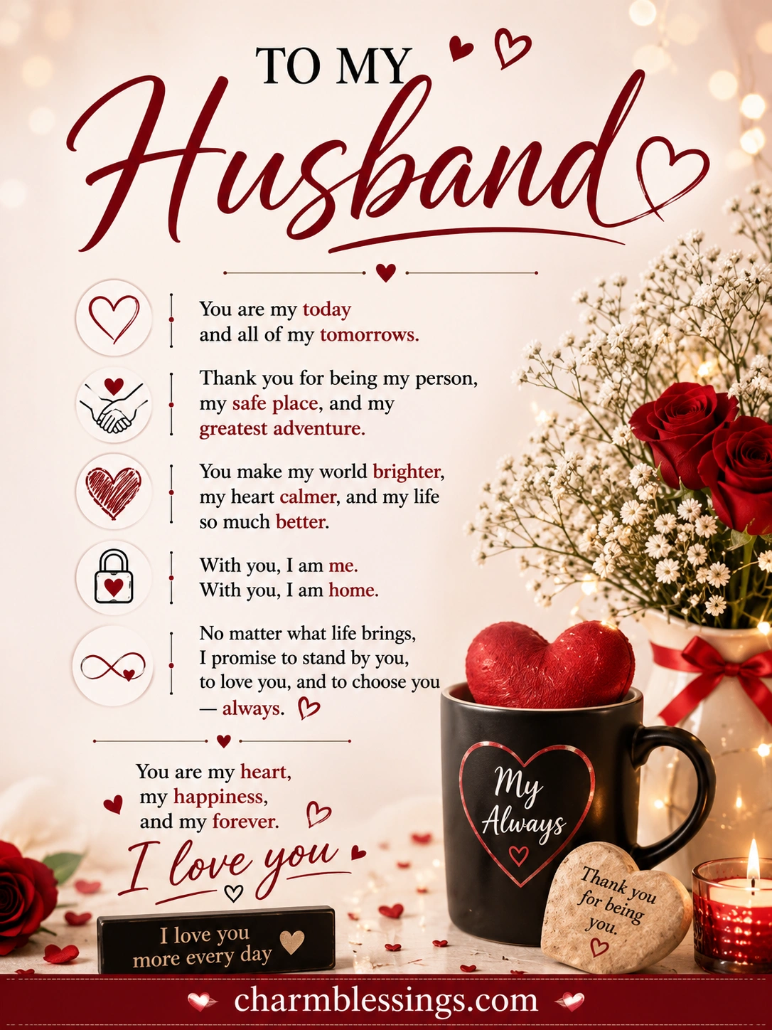 Emotional Birthday Messages for Husband
