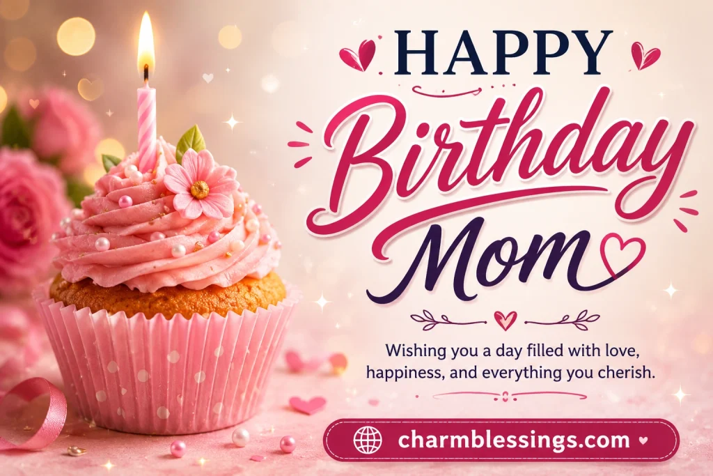 Happy Birthday Wishes for Mom from Charmblessings.com