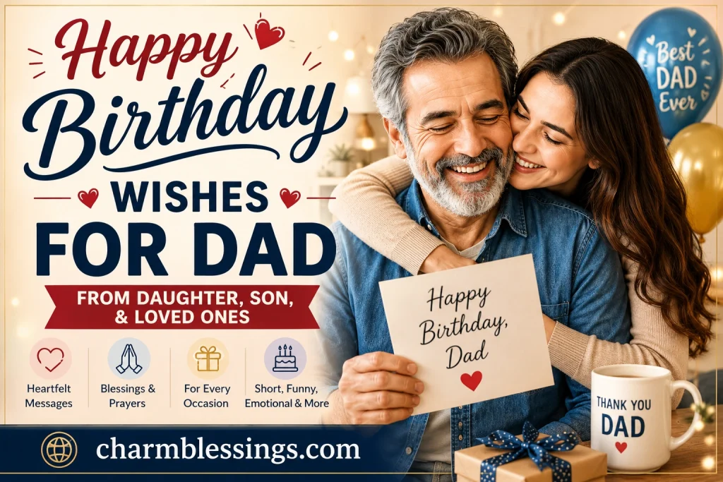 best happy birthday wishes for dad by charmblessings.com