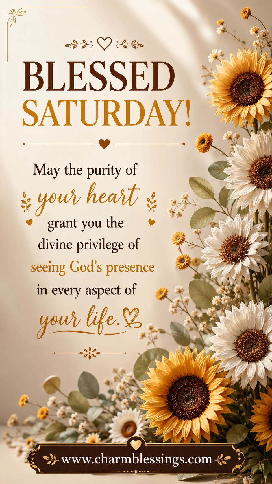 Beautiful Saturday Evening Blessings Image
