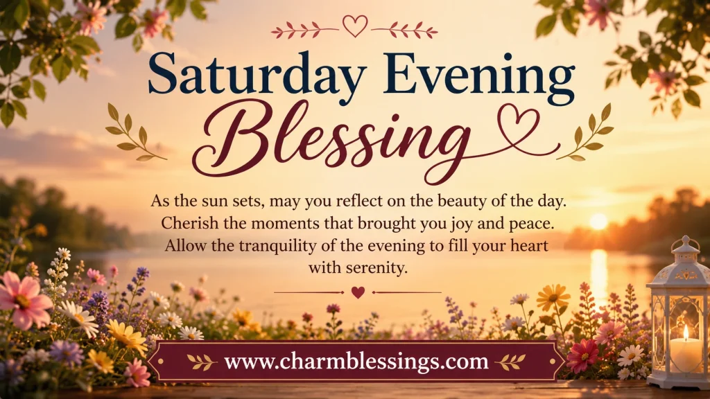 Best Saturday Evening Blessings Images