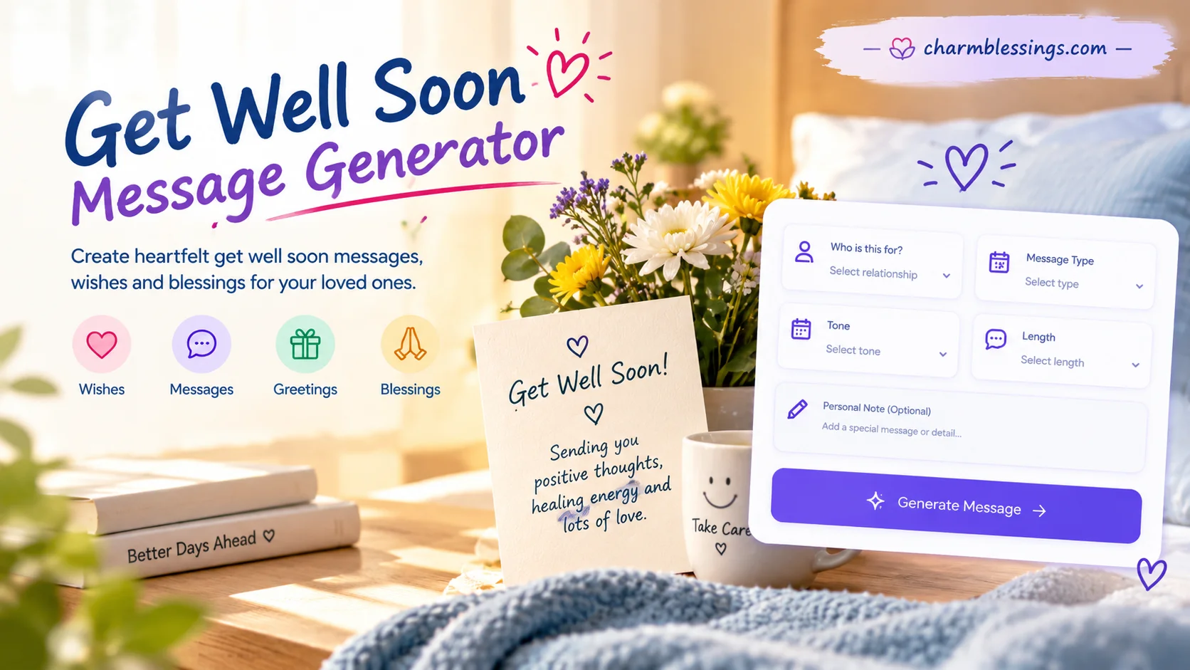 Get Well Soon Generator