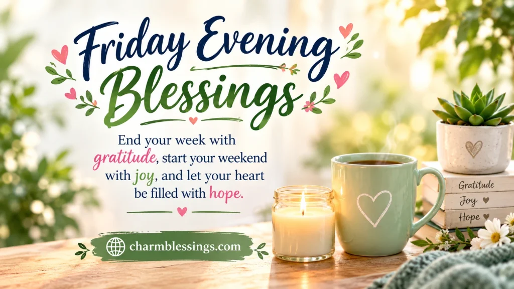 Friday Good Evening Blessings Image