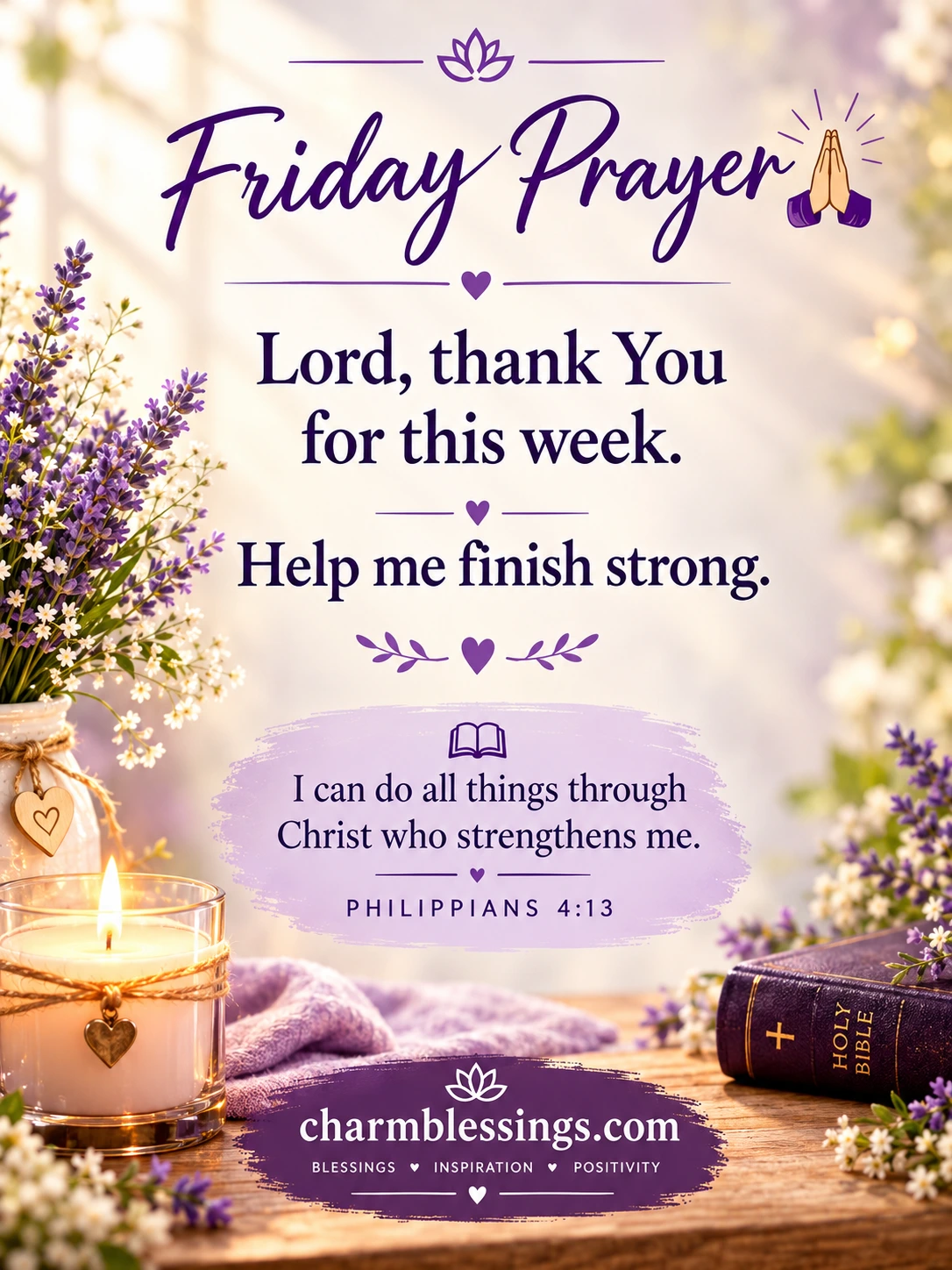 Friday Good Evening Prayers Image