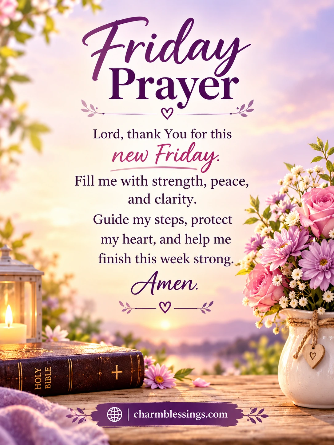Friday Prayers & Wishes Image | Friday Blessings for Family 