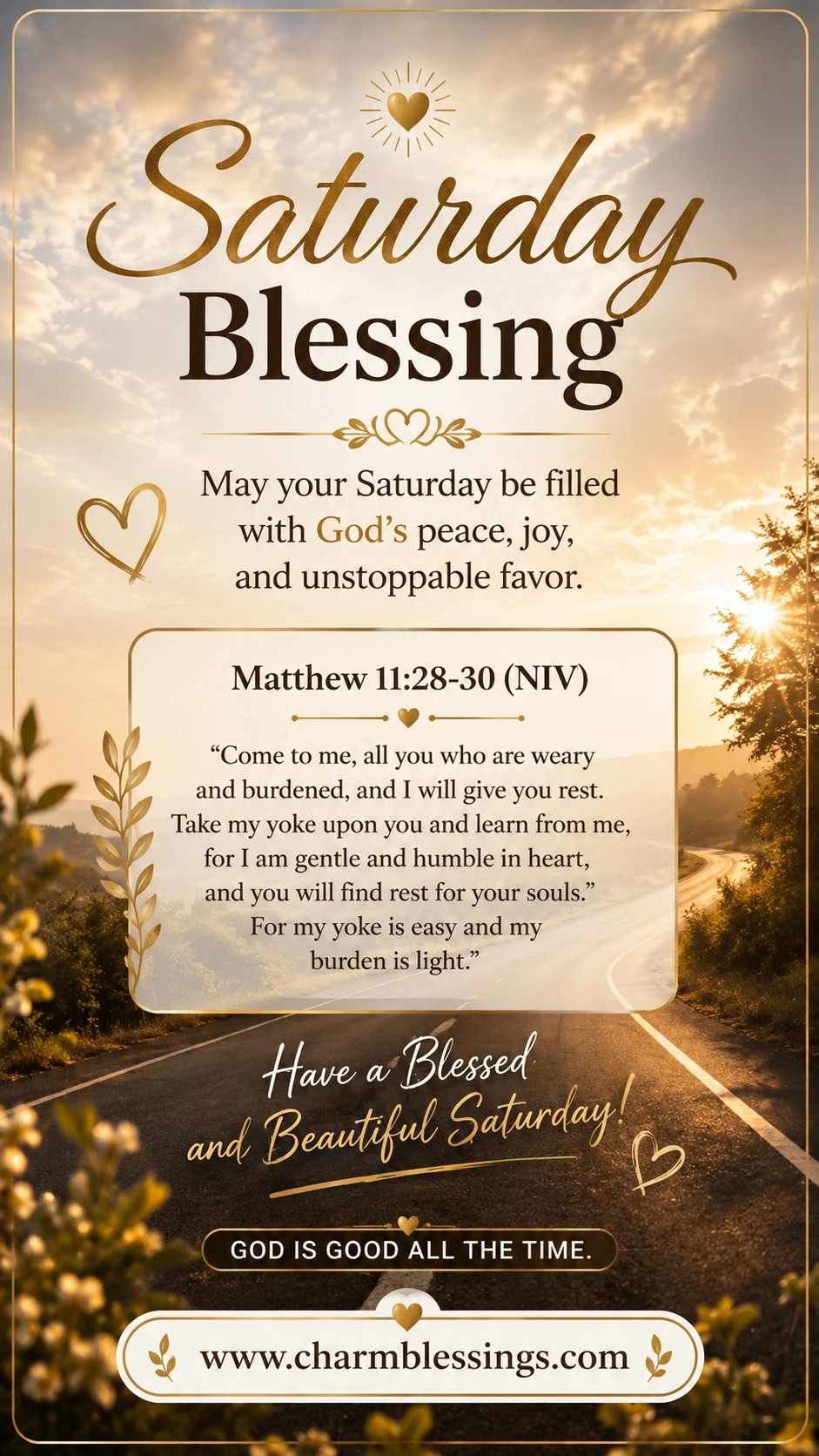 Good Afternoon Saturday Blessings