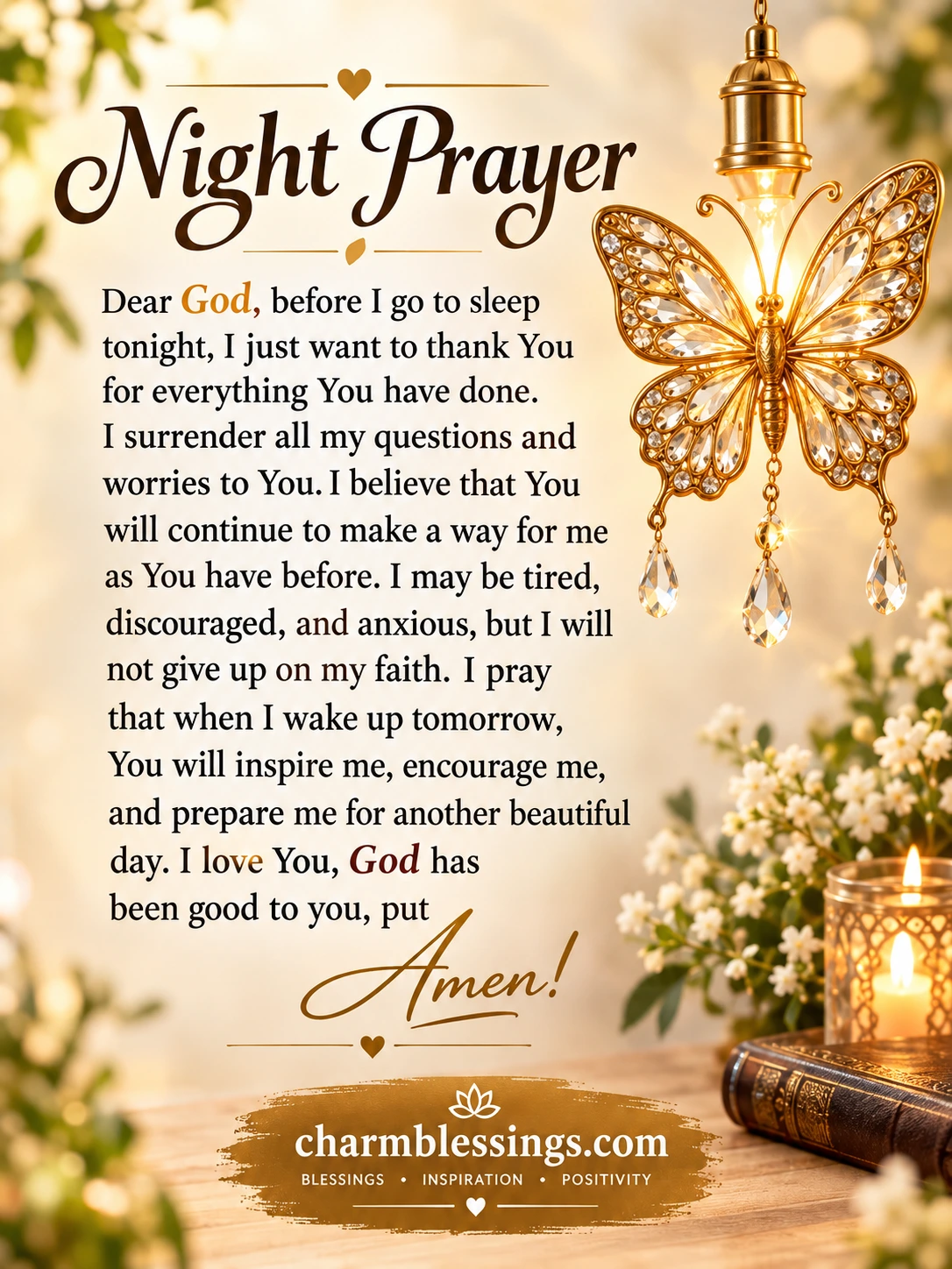 Good Night Prayers & Blessings
