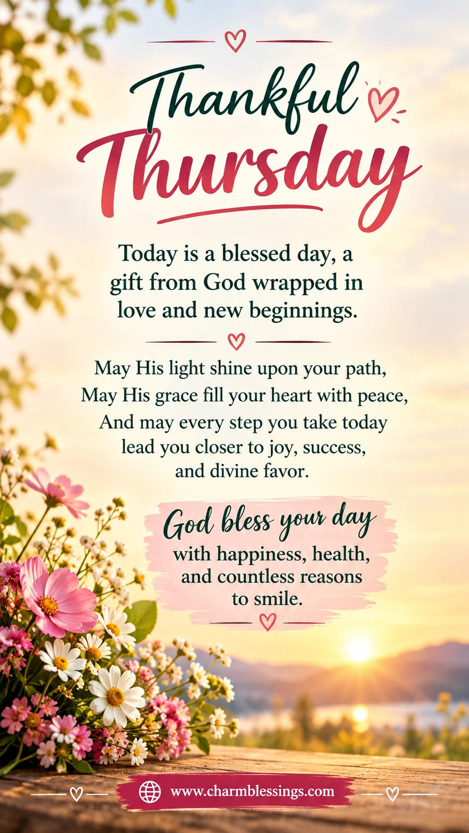 Inspirational Thursday Morning Blessings