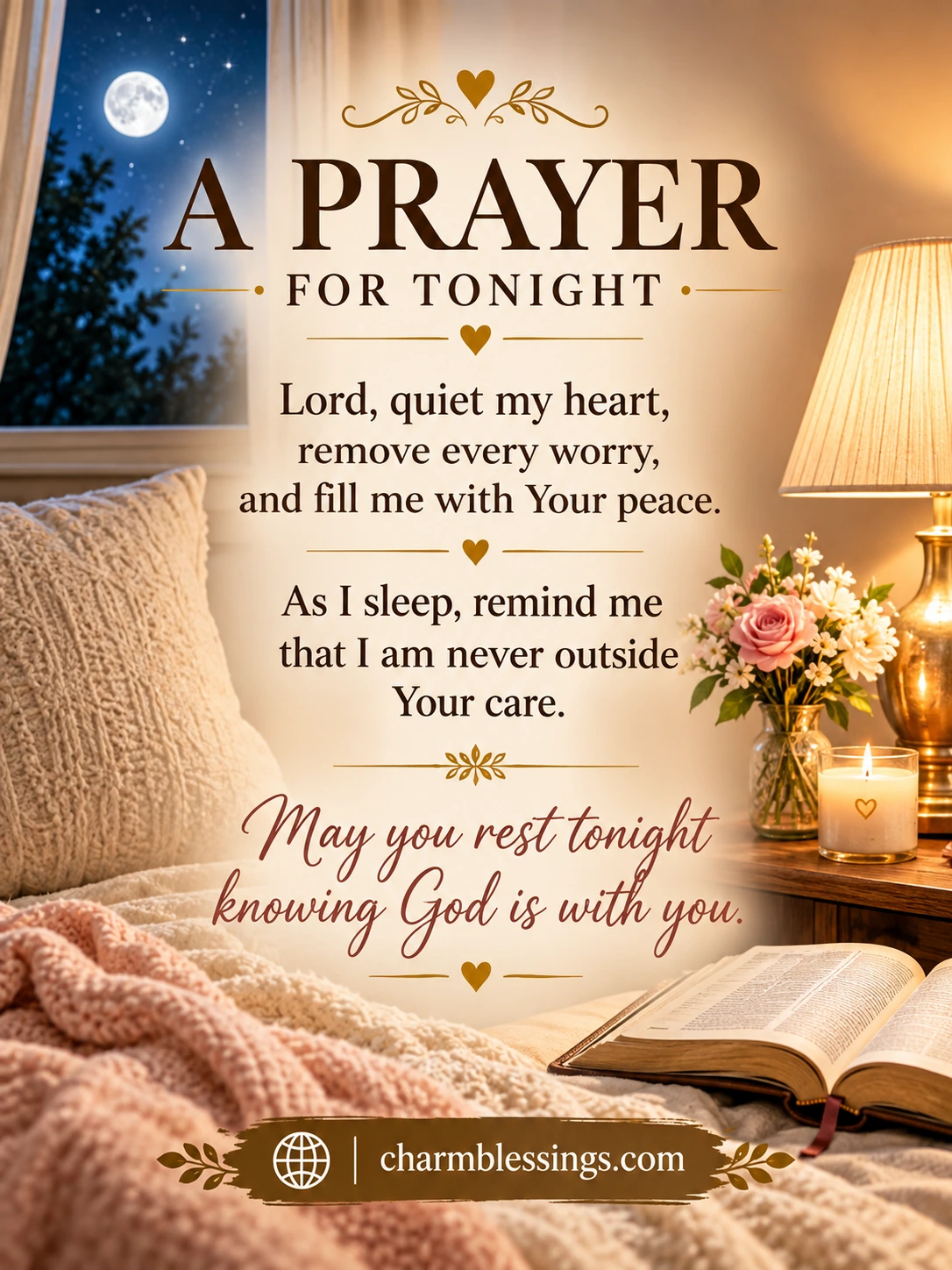 Powerful Good Night Prayers images by charmblessings