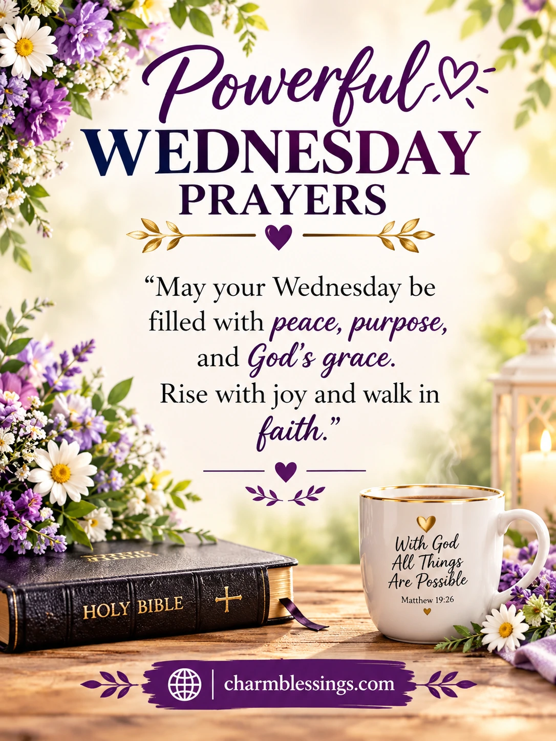Powerful Wednesday Morning Prayers Image