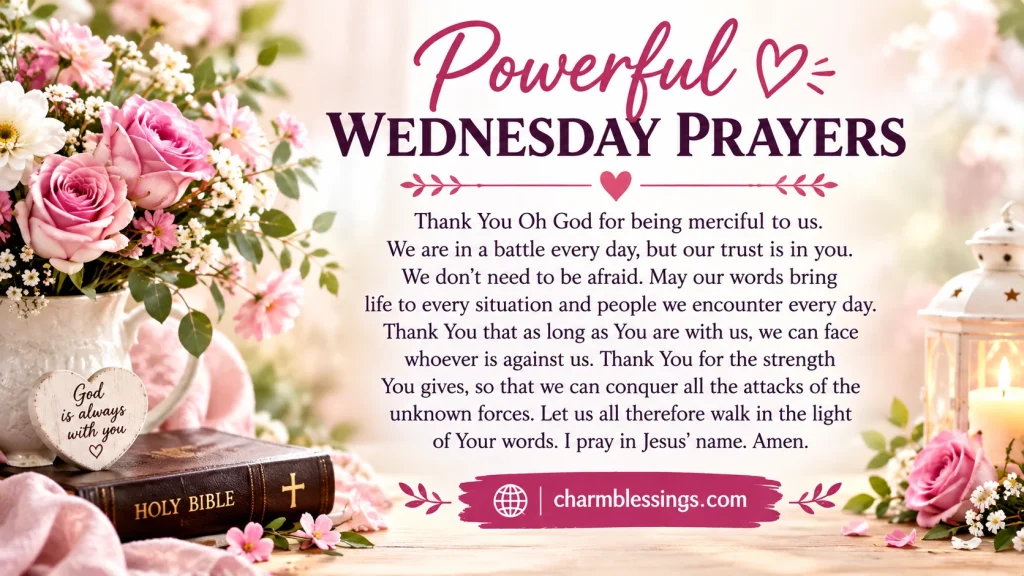 Powerful Wednesday Prayers image
