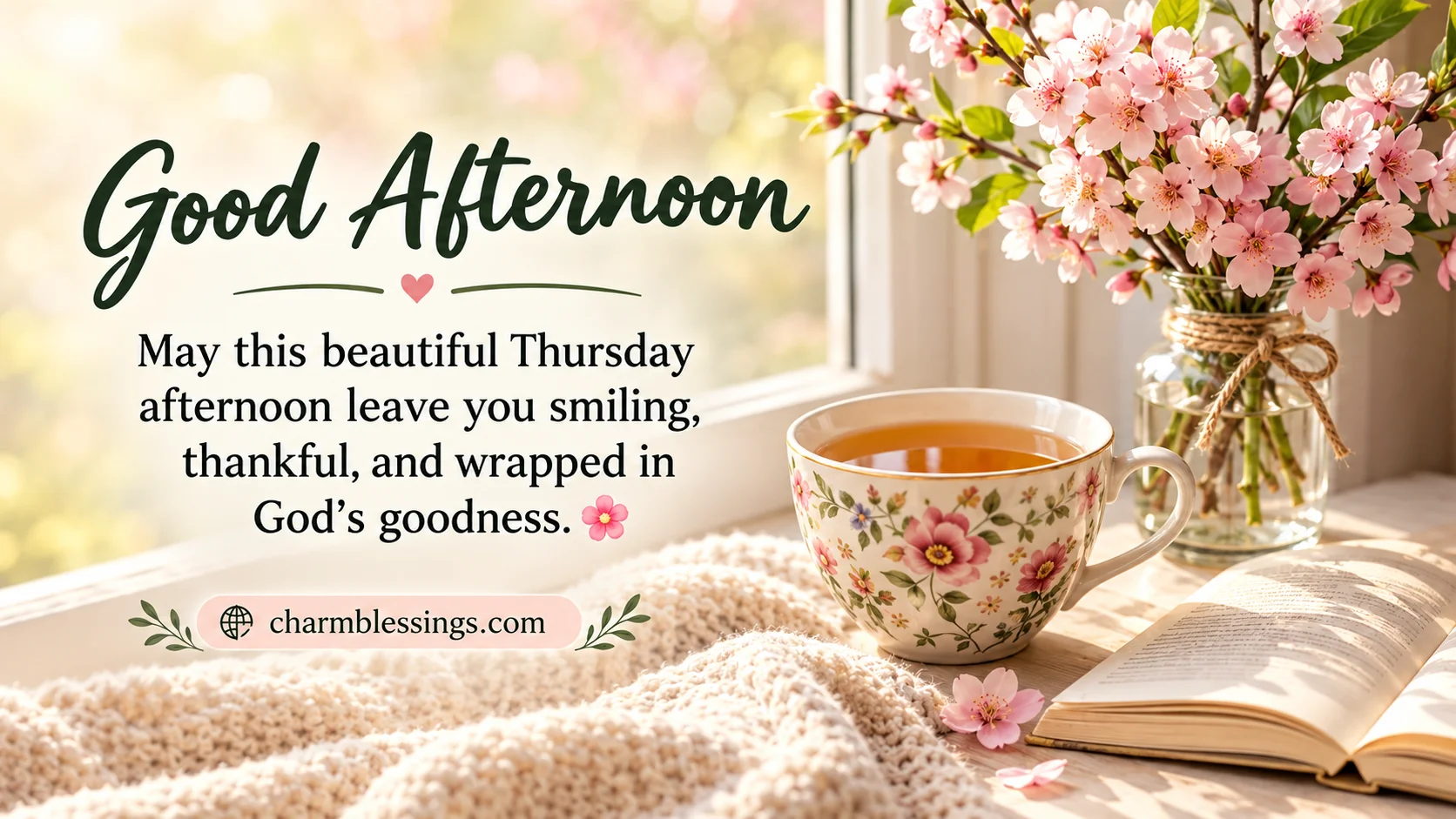 Thursday Afternoon Blessings: Beautiful, Peaceful & Inspirational Messages