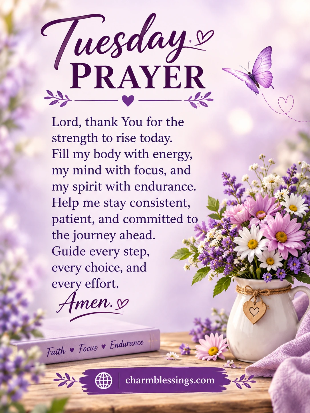 beautiful Tuesday Prayers image