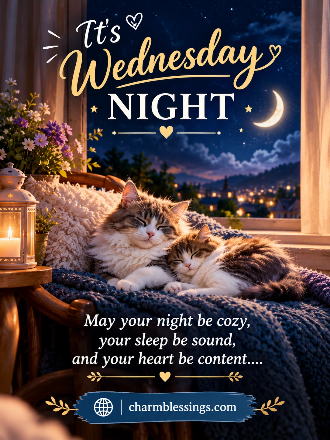 inspirational Wednesday Night Blessings image