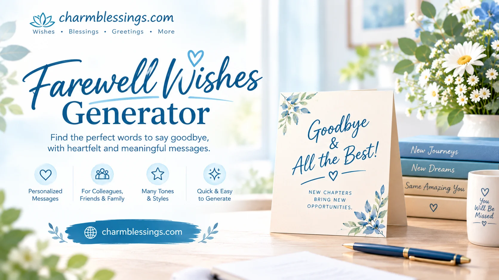 Farewell Wishes Generator
