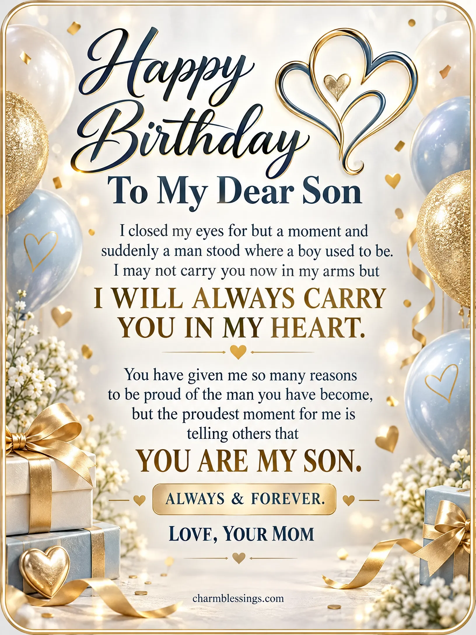 Birthday Wishes for Your Son image by charmblessings