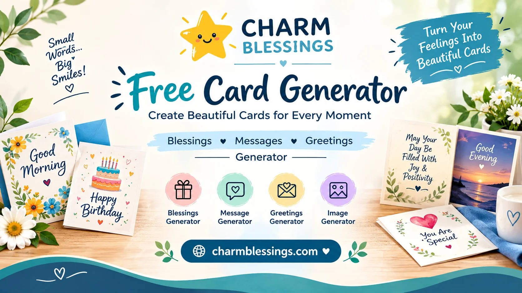 Free AI Card Generator by charmblessings