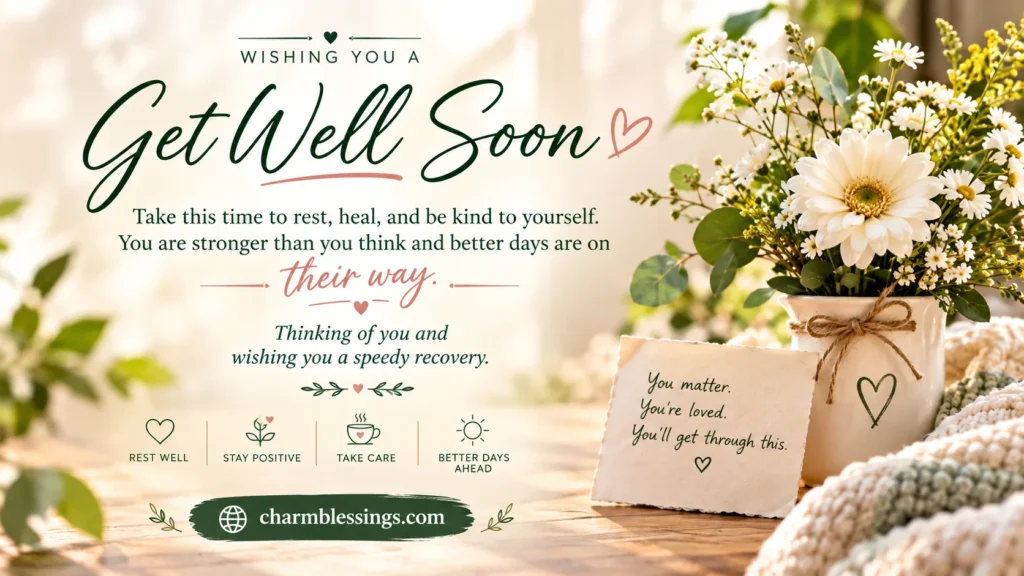 Get Well Soon Wishes and Messages image by charmblessings