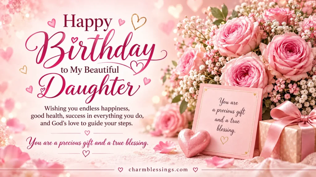 Happy Birthday Wishes for Daughters image by charmblessings
