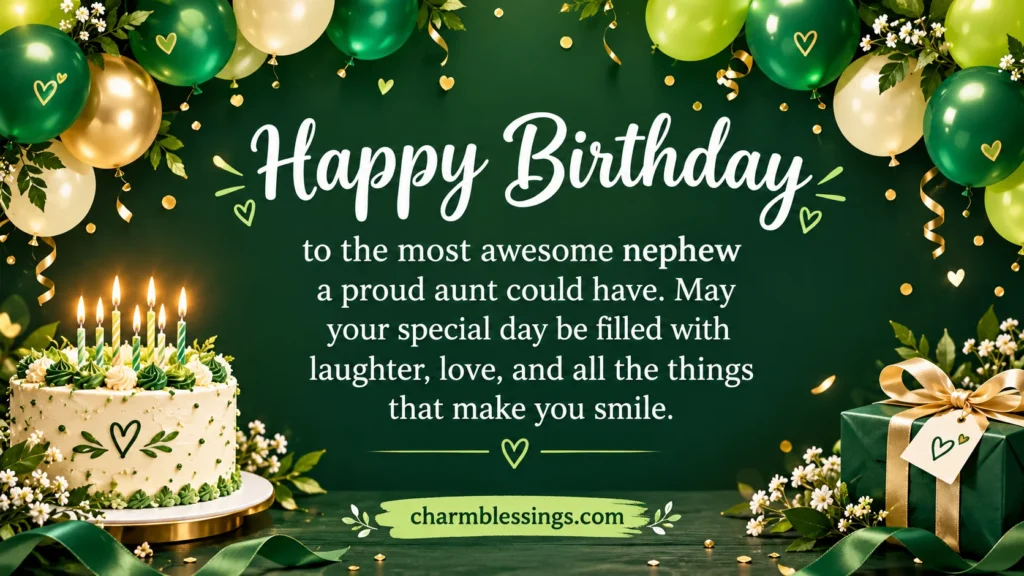 Happy Birthday Wishes for Nephew image by charmblessings