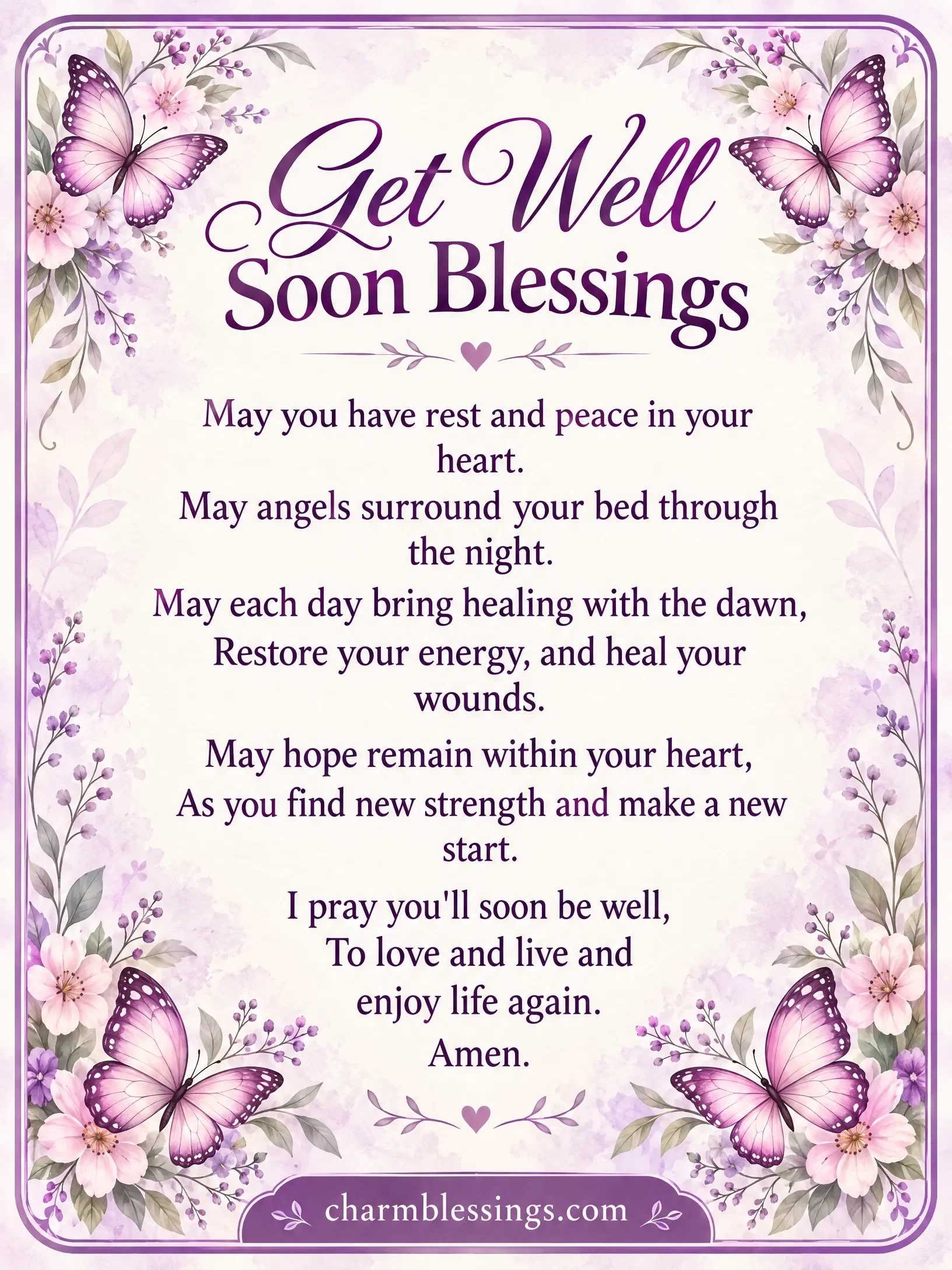 Healing Blessings to Share With Someone by charmblessings