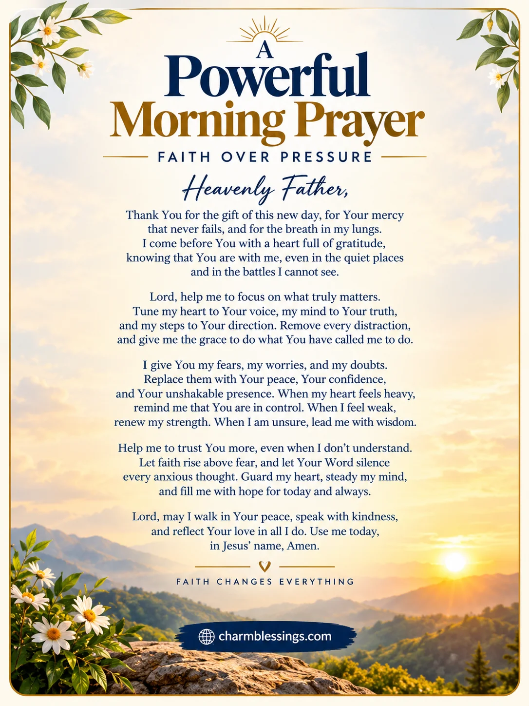 Morning Prayers for Healing image by charmblessings